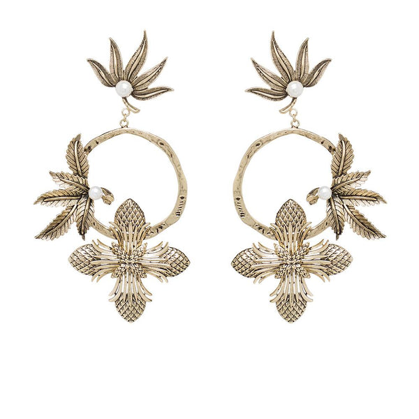 The Aerialist Gold Earrings - Marble Hive