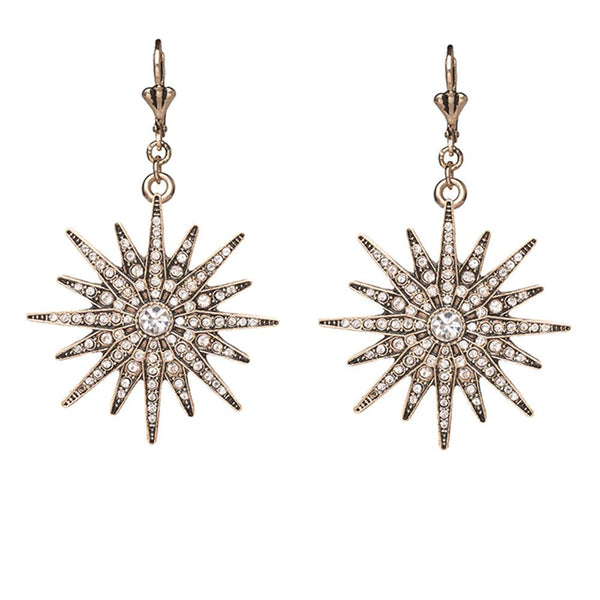 The Stargazer Gold Earrings - Marble Hive
