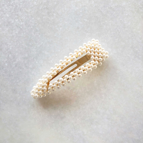 Pearl Barrette - Marble Hive