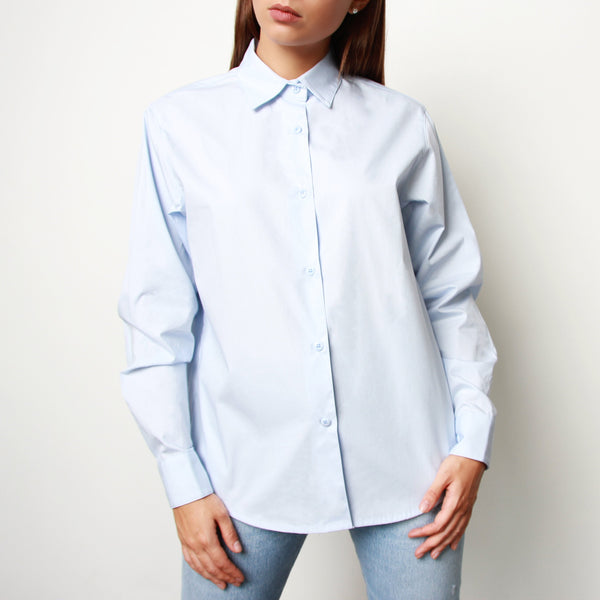 Classic Cotton Blue Shirt - Marble Hive