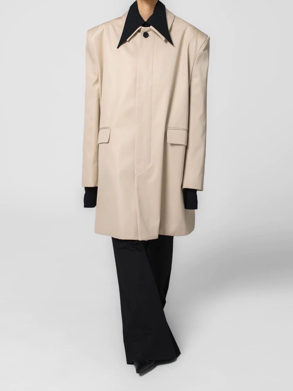 ジャケット・アウター nestrobe SUPIMA COTTON TRENCH COAT BEIGE 25156041_55288406_1000.jpg