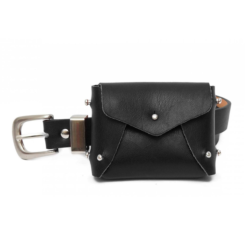 Black mini bag belt - Marble Hive