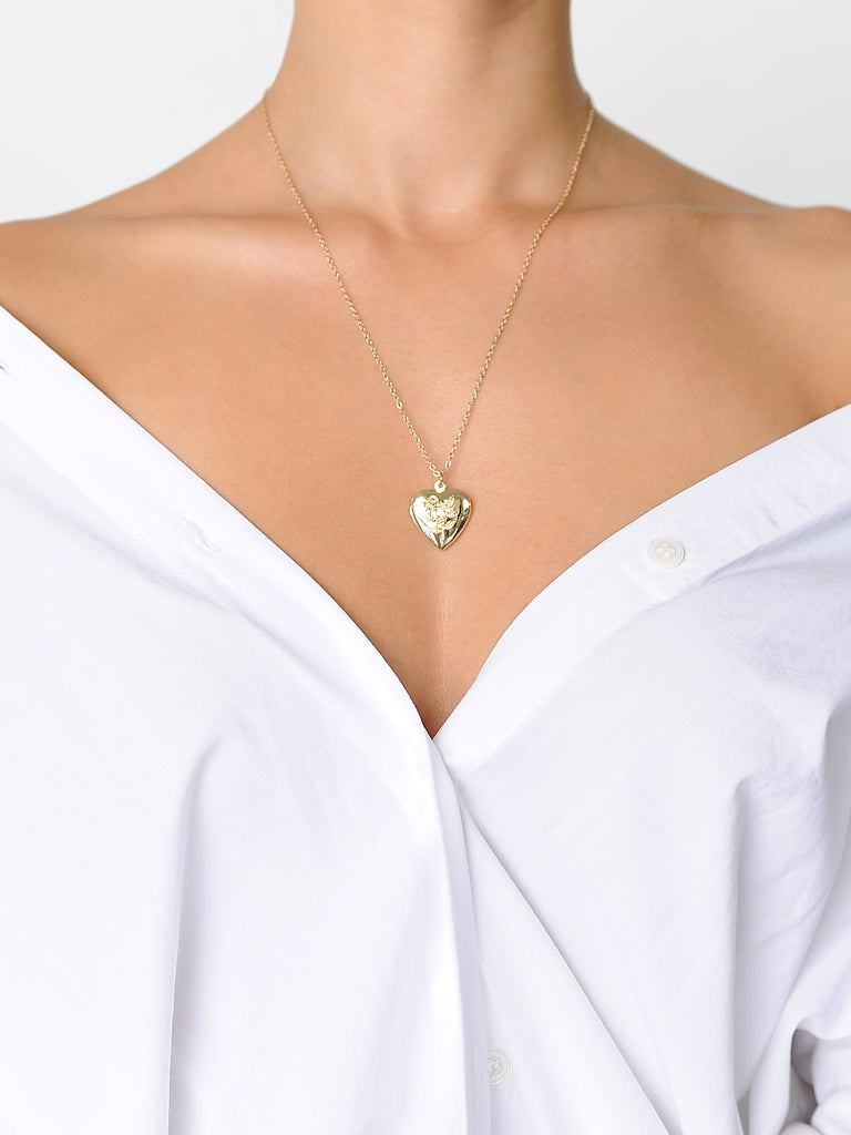 Love Locket Necklace - Marble Hive
