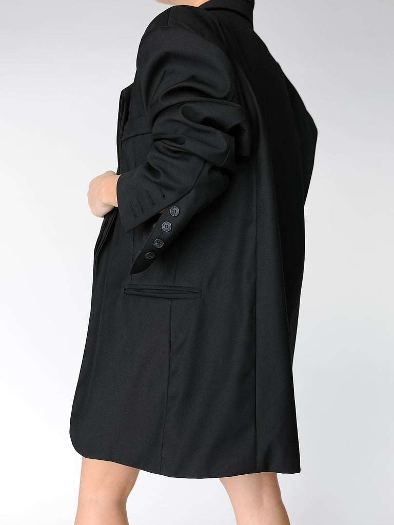 Black Original Oversized Tailored Blazer - Marble Hive