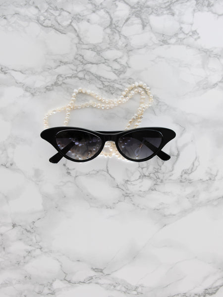 Pearl Sunglasses Chain Necklace - Marble Hive