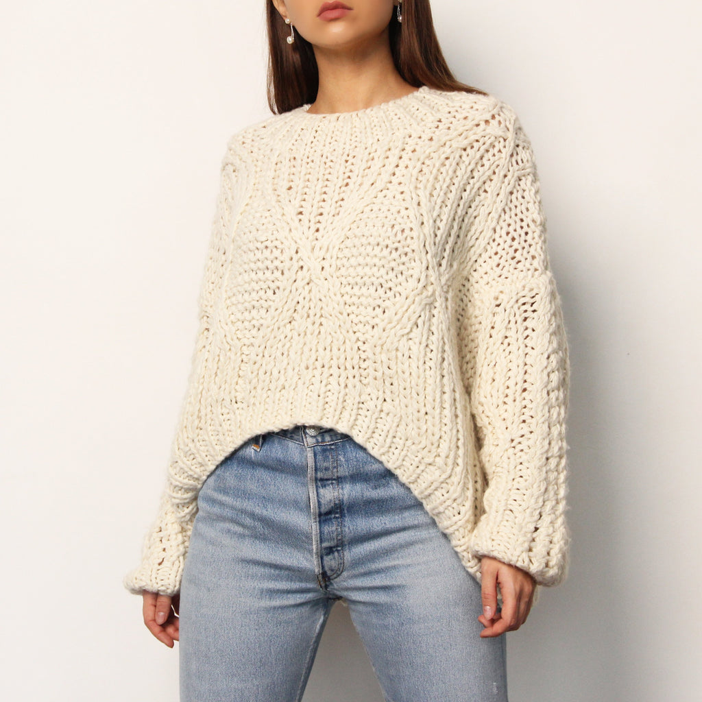Ivory Original Sweater - Marble Hive