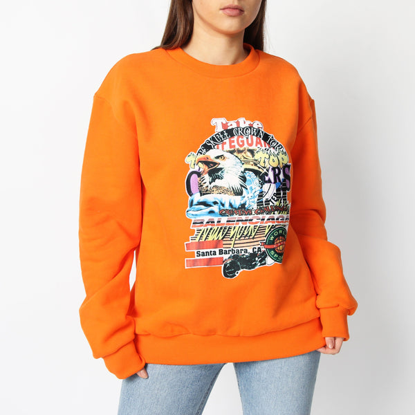 Orange Sweatshirt - Marble Hive