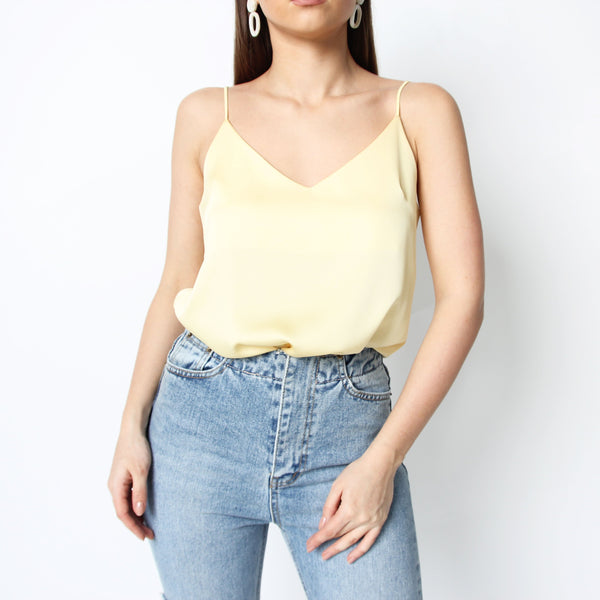 Pastel Yellow Camisole Top - Marble Hive