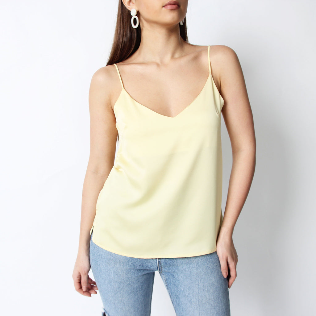 Pastel Yellow Camisole Top - Marble Hive